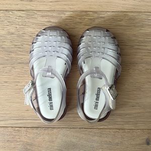 Mini Melissa Clear Jelly Sandals sz 7